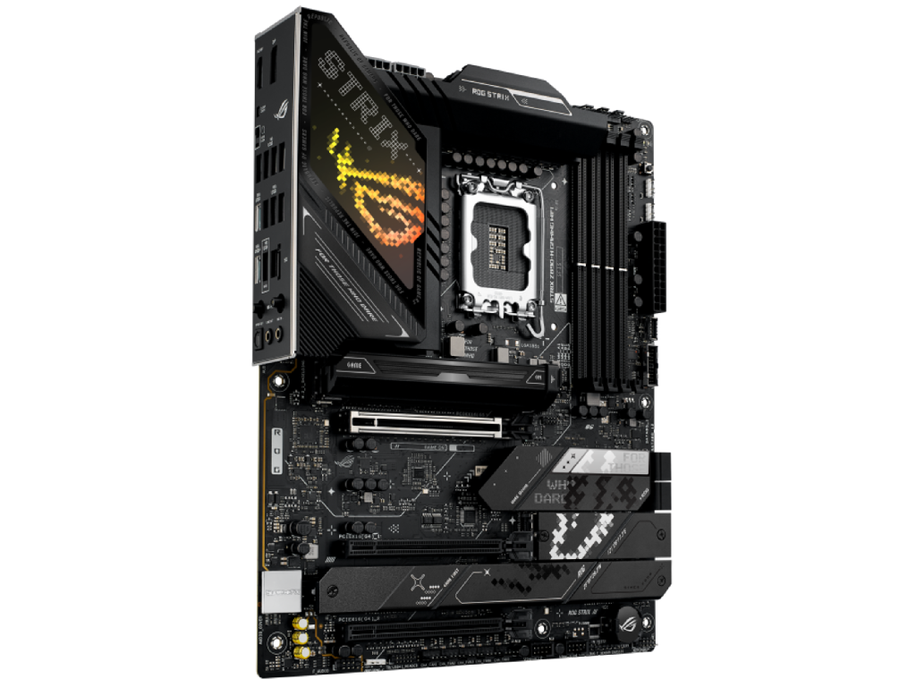 ASUS ROG STRIX Z890-H GAMING WIFI Intel Z890, LGA1851, Dual DDR5 9066+ MHz, PCIe 5.0 x16, 2xPCIe 4.0 x16, DP/HDMI, PCIe RAID, SATA RAID, M.2 PCIe 5.0 x4, 3xM.2 slots PCIe 4.0 x4, SB 8-Ch., Wi-Fi 7 802.11be BT5.4, 2.5Gb Ethernet, Aura - миниатюра 3