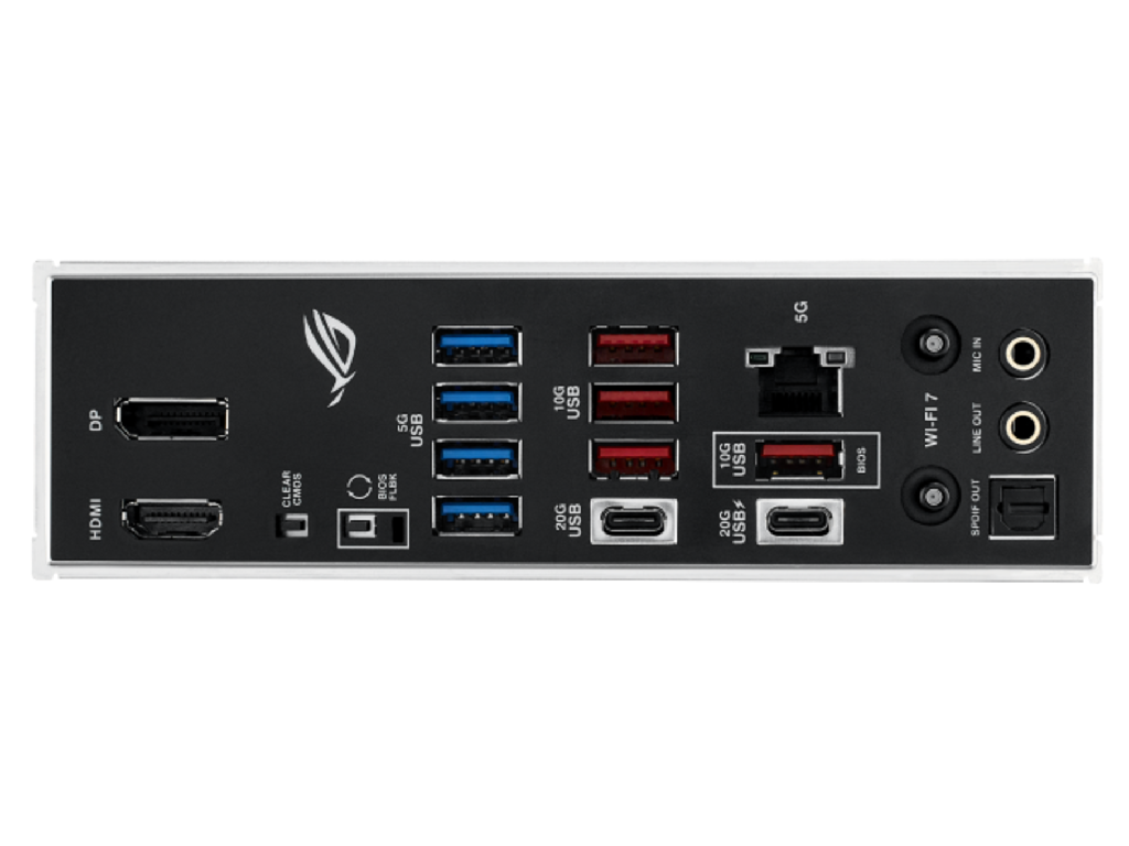 ASUS ROG STRIX Z890-H GAMING WIFI Intel Z890, LGA1851, Dual DDR5 9066+ MHz, PCIe 5.0 x16, 2xPCIe 4.0 x16, DP/HDMI, PCIe RAID, SATA RAID, M.2 PCIe 5.0 x4, 3xM.2 slots PCIe 4.0 x4, SB 8-Ch., Wi-Fi 7 802.11be BT5.4, 2.5Gb Ethernet, Aura - миниатюра 6