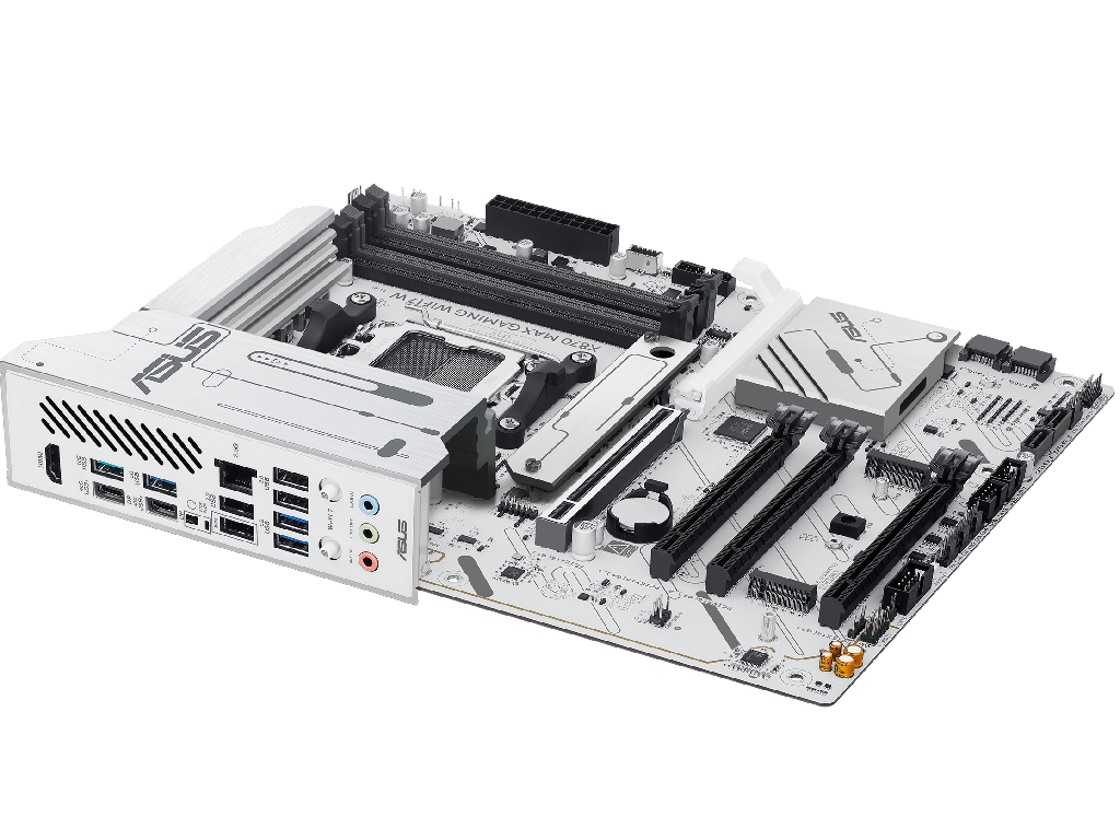MB AM5 Asus X870 MAX GAMING WIFI7 W ATX Factor de forma a placii de baza ATX Socket AM5 Chipset AMD X870 Tip Memorie DDR5 SDRAM Capacitate max. Totala RAM 256GB Sloturi memorie 4x DIMM - миниатюра 7