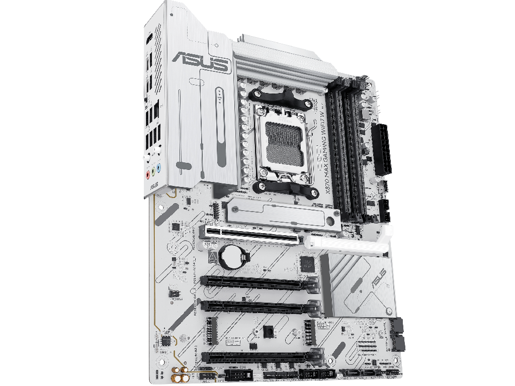 MB AM5 Asus X870 MAX GAMING WIFI7 W ATX Factor de forma a placii de baza ATX Socket AM5 Chipset AMD X870 Tip Memorie DDR5 SDRAM Capacitate max. Totala RAM 256GB Sloturi memorie 4x DIMM - миниатюра 4