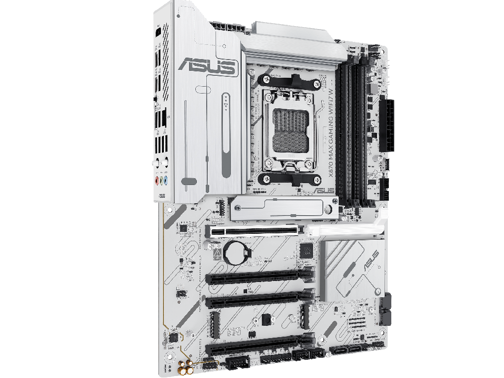 MB AM5 Asus X870 MAX GAMING WIFI7 W ATX Factor de forma a placii de baza ATX Socket AM5 Chipset AMD X870 Tip Memorie DDR5 SDRAM Capacitate max. Totala RAM 256GB Sloturi memorie 4x DIMM - миниатюра 3