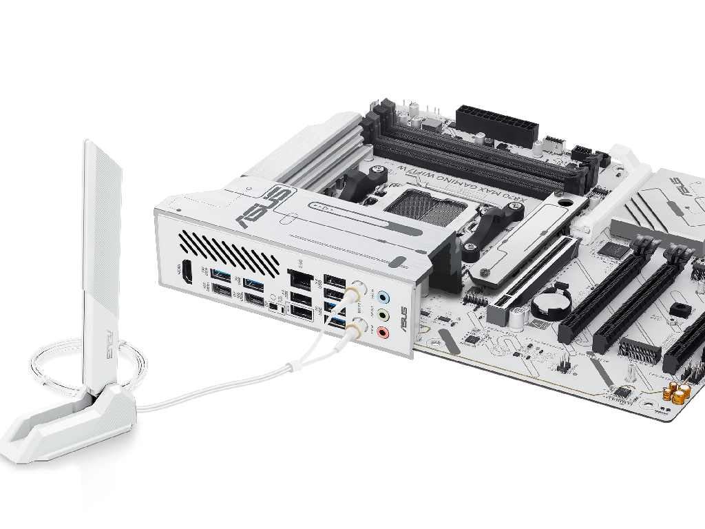 MB AM5 Asus X870 MAX GAMING WIFI7 W ATX Factor de forma a placii de baza ATX Socket AM5 Chipset AMD X870 Tip Memorie DDR5 SDRAM Capacitate max. Totala RAM 256GB Sloturi memorie 4x DIMM - миниатюра 9