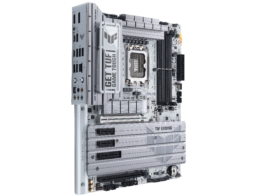 ASUS TUF GAMING Z890-PRO WIFI Intel Z890, LGA1851, Dual DDR5 9066+ MHz, PCIe 5.0 x16, PCIe 4.0 x16, DP/HDMI/2xThunderbolt4 video/USB Type-C video, PCIe RAID,SATA RAID,M.2 PCIe 5.0 x4, 3xM.2 slots PCIe 4.0 x4, SB 8-Ch., Wi-Fi 7 802.11be BT5.4, 2.5Gb Ether - миниатюра 2