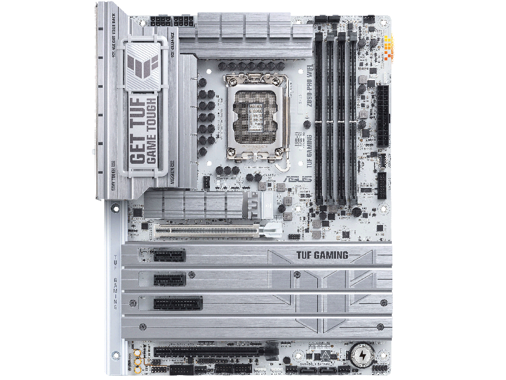 ASUS TUF GAMING Z890-PRO WIFI Intel Z890, LGA1851, Dual DDR5 9066+ MHz, PCIe 5.0 x16, PCIe 4.0 x16, DP/HDMI/2xThunderbolt4 video/USB Type-C video, PCIe RAID,SATA RAID,M.2 PCIe 5.0 x4, 3xM.2 slots PCIe 4.0 x4, SB 8-Ch., Wi-Fi 7 802.11be BT5.4, 2.5Gb Ether - миниатюра 7