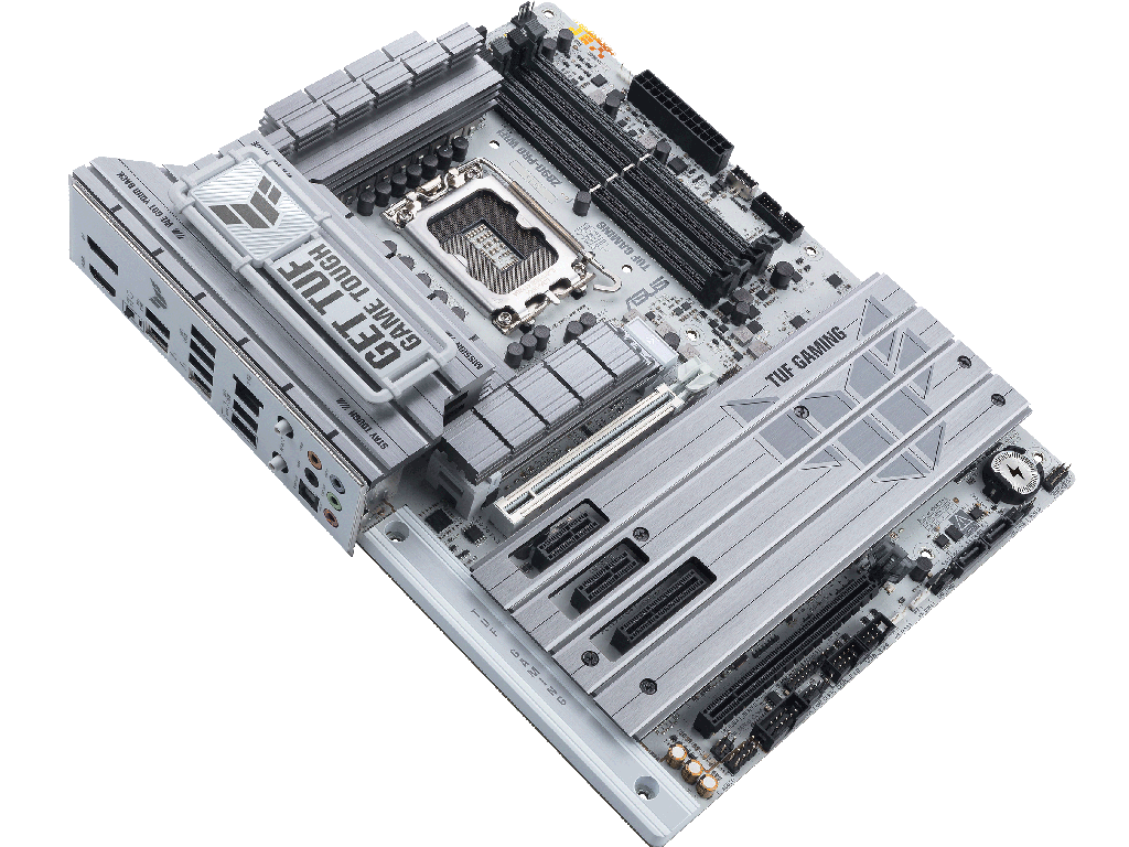 ASUS TUF GAMING Z890-PRO WIFI Intel Z890, LGA1851, Dual DDR5 9066+ MHz, PCIe 5.0 x16, PCIe 4.0 x16, DP/HDMI/2xThunderbolt4 video/USB Type-C video, PCIe RAID,SATA RAID,M.2 PCIe 5.0 x4, 3xM.2 slots PCIe 4.0 x4, SB 8-Ch., Wi-Fi 7 802.11be BT5.4, 2.5Gb Ether - миниатюра 4