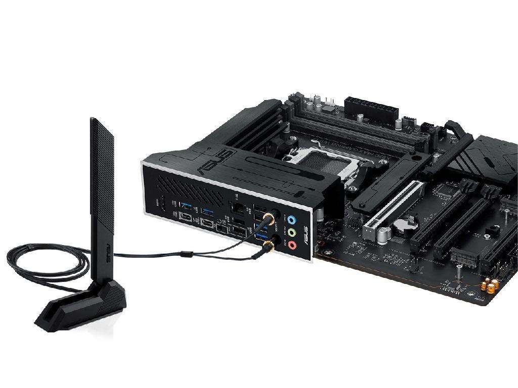 ASUS X870 MAX GAMING WIFI7 AMD X870, AM5, Dual DDR5 800 8000 Mhz Pcie 50 X16 HDMI2XUSB4 USB Typec Display Output Sata Pcie Raid M2 Pcie 50 X4 Socket 2XM2 Pcie 40 X4 Sb 8CH WIFI7 Placa D - миниатюра 9