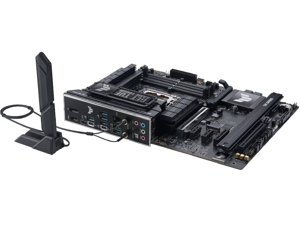 ASUS TUF GAMING Z890-PLUS WIFI Intel Z890, LGA1851, Dual DDR5 9066+ MHz, PCIe 5.0 x16, PCIe 4.0 x16, DP/HDMI/Thunderbolt4 video/USB Type-C video, PCIe RAID,SATA RAID, M.2 PCIe 5.0 x4, 3xM.2 slots PCIe 4.0 x4, SB 8-Ch., Wi-Fi 7 802.11be BT5.4, 2.5Gb Ether - миниатюра 7