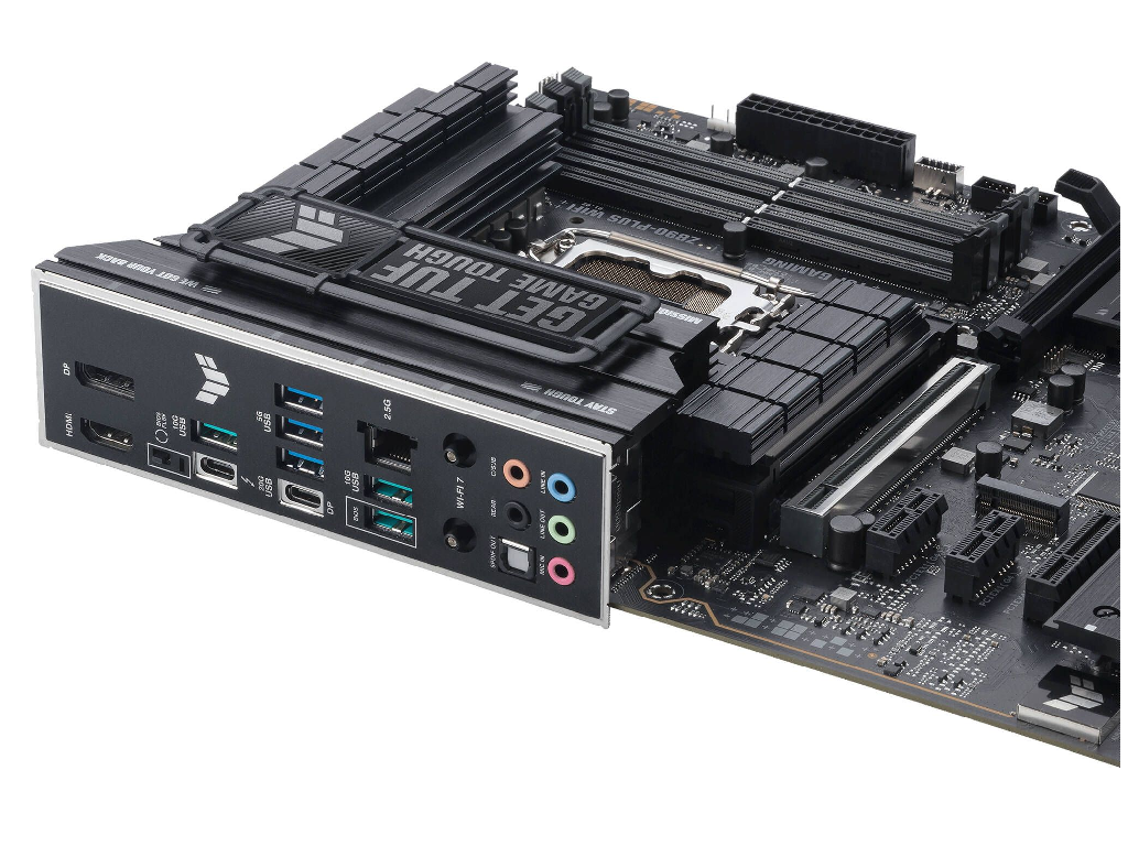 ASUS TUF GAMING Z890-PLUS WIFI Intel Z890, LGA1851, Dual DDR5 9066+ MHz, PCIe 5.0 x16, PCIe 4.0 x16, DP/HDMI/Thunderbolt4 video/USB Type-C video, PCIe RAID,SATA RAID, M.2 PCIe 5.0 x4, 3xM.2 slots PCIe 4.0 x4, SB 8-Ch., Wi-Fi 7 802.11be BT5.4, 2.5Gb Ether - миниатюра 6