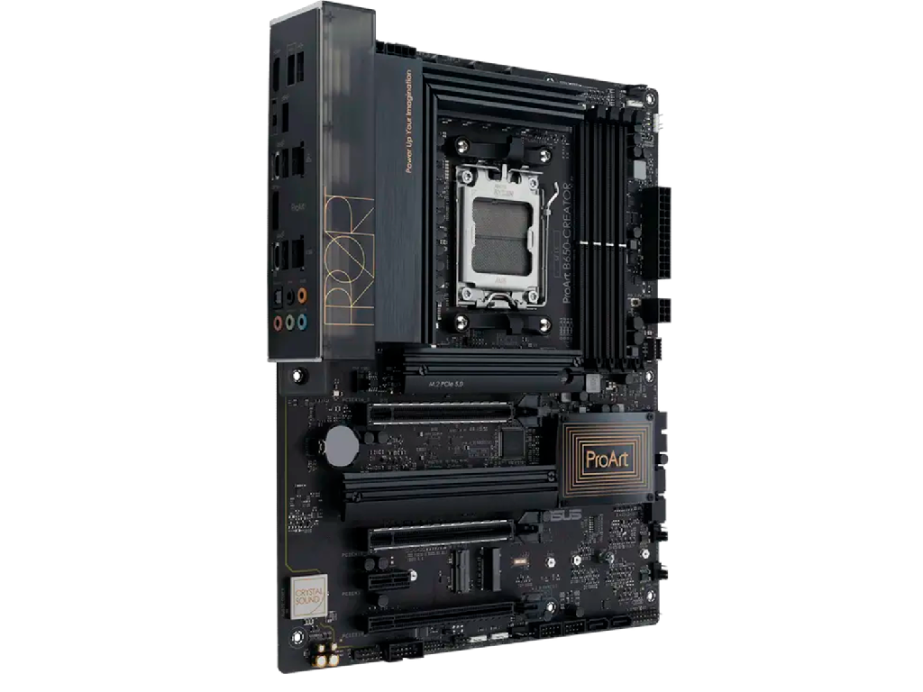 MB AM5 Asus ProArt B650-CREATOR ATX Factor de forma a placii de baza ATX Socket AM5 Chipset AMD B650 Tip Memorie DDR5 SDRAM Capacitate max. Totala RAM 192GB Sloturi memorie 4x DIMM Frecven%3Fa memorie 5200 MHz - миниатюра 3