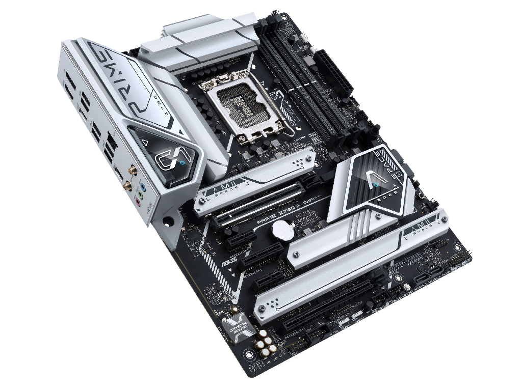 ASUS PRIME Z790-A WIFI, Socket 1700, 18Phases, Intel® Z790 (14/13/12th Gen CPU), CPU iGPU, HDMI, DP, Dual 4xDDR5-7200, 2xPCIe x16 5.0, 4xSATA3, RAID, 4xM.2 4.0, 1xPCIe X4, 1xPCIe X1, Realtek S1220A, 2.5GbE LAN, WiFi6/BT, 1xUSB-C 3.2 Gen2x2, 4xUSB 3.2Gen2(2A+2C), 6xUSB3.2, Aura Sync RGB, ATX - миниатюра 4