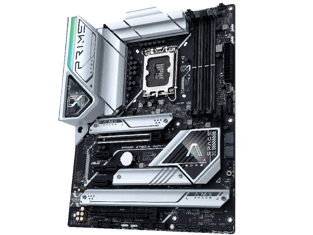 ASUS PRIME Z790-A WIFI, Socket 1700, 18Phases, Intel® Z790 (14/13/12th Gen CPU), CPU iGPU, HDMI, DP, Dual 4xDDR5-7200, 2xPCIe x16 5.0, 4xSATA3, RAID, 4xM.2 4.0, 1xPCIe X4, 1xPCIe X1, Realtek S1220A, 2.5GbE LAN, WiFi6/BT, 1xUSB-C 3.2 Gen2x2, 4xUSB 3.2Gen2(2A+2C), 6xUSB3.2, Aura Sync RGB, ATX - миниатюра 5