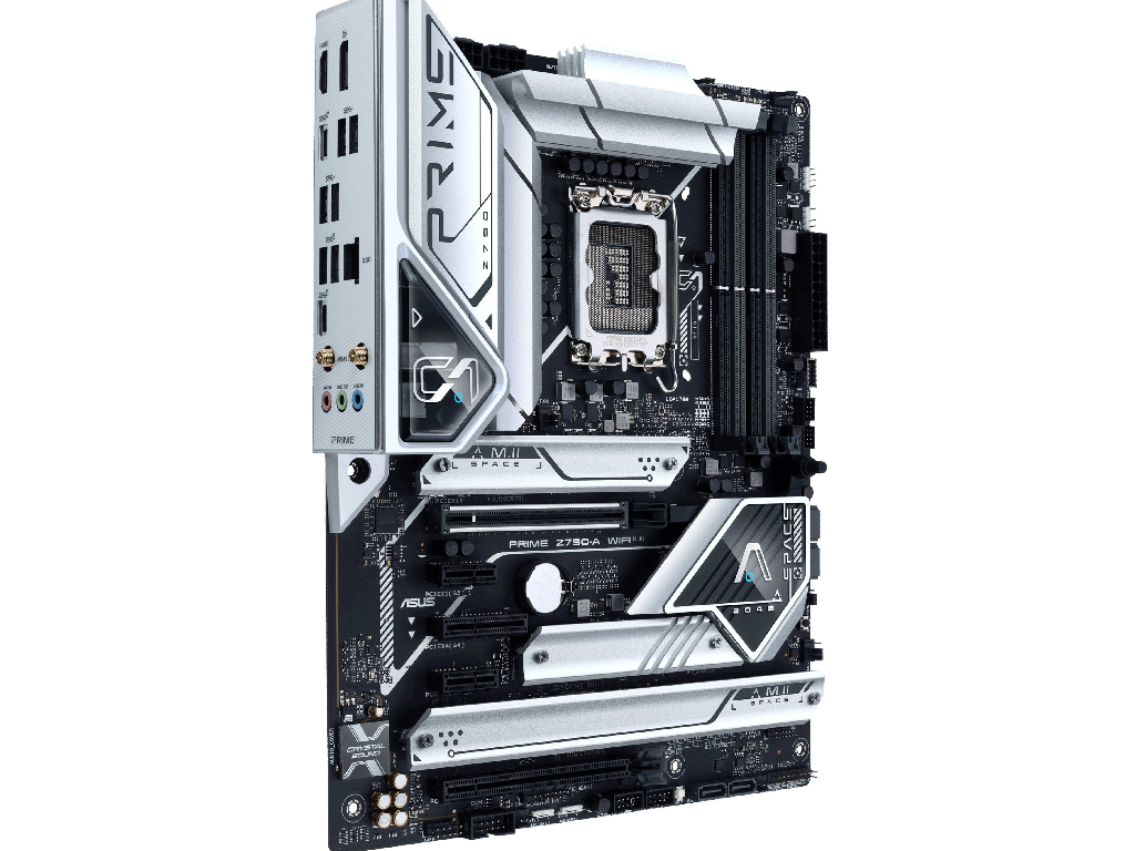 ASUS PRIME Z790-A WIFI, Socket 1700, 18Phases, Intel® Z790 (14/13/12th Gen CPU), CPU iGPU, HDMI, DP, Dual 4xDDR5-7200, 2xPCIe x16 5.0, 4xSATA3, RAID, 4xM.2 4.0, 1xPCIe X4, 1xPCIe X1, Realtek S1220A, 2.5GbE LAN, WiFi6/BT, 1xUSB-C 3.2 Gen2x2, 4xUSB 3.2Gen2(2A+2C), 6xUSB3.2, Aura Sync RGB, ATX - миниатюра 3