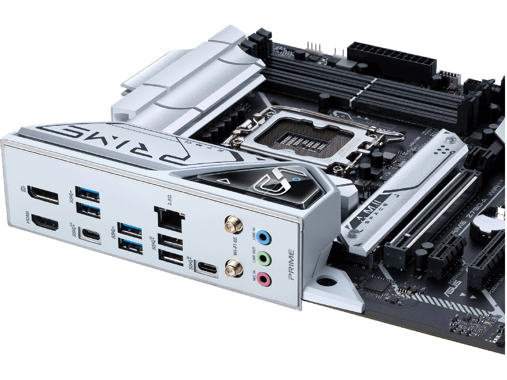 ASUS PRIME Z790-A WIFI, Socket 1700, 18Phases, Intel® Z790 (14/13/12th Gen CPU), CPU iGPU, HDMI, DP, Dual 4xDDR5-7200, 2xPCIe x16 5.0, 4xSATA3, RAID, 4xM.2 4.0, 1xPCIe X4, 1xPCIe X1, Realtek S1220A, 2.5GbE LAN, WiFi6/BT, 1xUSB-C 3.2 Gen2x2, 4xUSB 3.2Gen2(2A+2C), 6xUSB3.2, Aura Sync RGB, ATX - миниатюра 6