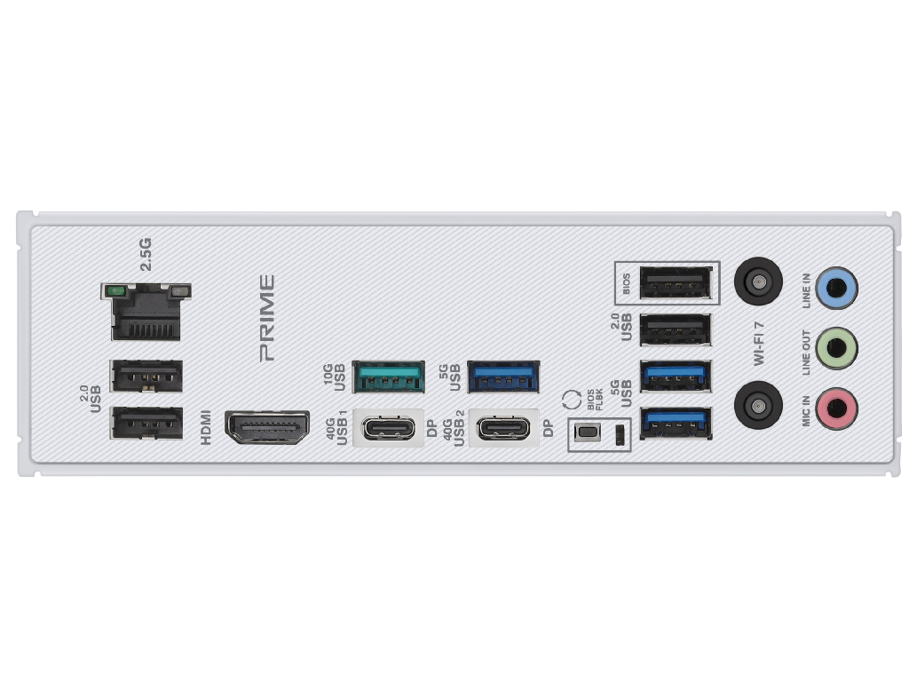 ASUS PRIME X870-P WIFI, Socket AM5, AMD X870, 17Phases, Dual 4xDDR5-8000, APU AMD graphics, HDMI, 4xPCIe 5.0 X16, 2xSATA3, RAID, 4xM.2 PCIe 5.0, Realtek 7.1 HDA, 2.5GbE LAN, WiFI7/BT, 2xUSB4, 2xUSB3.2 Gen2 (1C+1A), 5xUSB3.2, Aura Sync RGB 2.0, 5X Pro III, ATX - миниатюра 5