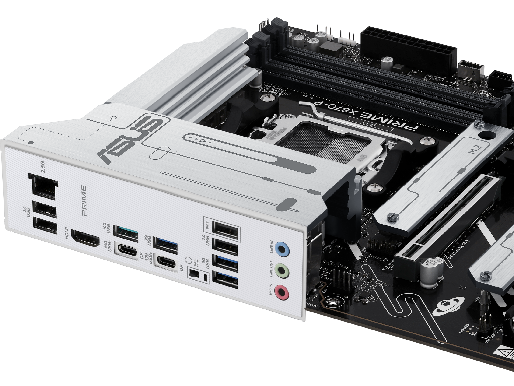 MB AM5 Asus PRIME X870-P ATX Factor de forma a placii de baza ATX Socket AM5 Chipset AMD X870 Tip Memorie DDR5 SDRAM Capacitate max. Totala RAM 192GB Sloturi memorie 4x DIMM - миниатюра 7