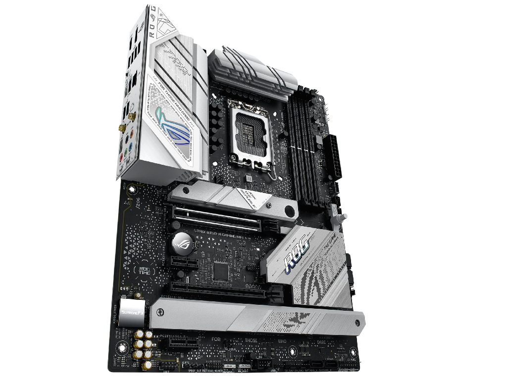 ASUS ROG STRIX B760-A GAMING WIFI, Socket 1700, 17Phases, Intel® B760 (13/12th Gen CPU), CPU iGPU, HDMI, DP, Dual 4xDDR5-7800, 2xPCIe X16 5.0, 4xSATA3, RAID, 3xM.2 4.0, 2xPCIe X1, ALC4080, 2.5GbE LAN, WiFI6E/BT, 1xUSB-C 3.2Gen 2x2, 2xUSB3.2 Gen2(A+C), 5xUSB3.2(4A+1C), Aura Sync RGB, ATX - миниатюра 4