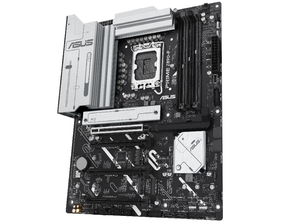 MB S1851 Asus PRIME Z890-P ATX Factor de forma a placii de baza ATX Socket LGA1851 Chipset Intel Z890 Tip Memorie DDR5 SDRAM Capacitate max. Totala RAM 192GB Sloturi memorie 4x DIMM - миниатюра 4