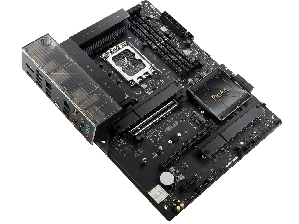 MB S1700 Asus ProArt B760-CREATOR WIFI ATX Factor de forma a placii de baza ATX Socket LGA1700 Chipset Intel B760 Tip Memorie DDR5 SDRAM Capacitate max. Totala RAM 192GB Sloturi memorie 4x DIMM - миниатюра 4