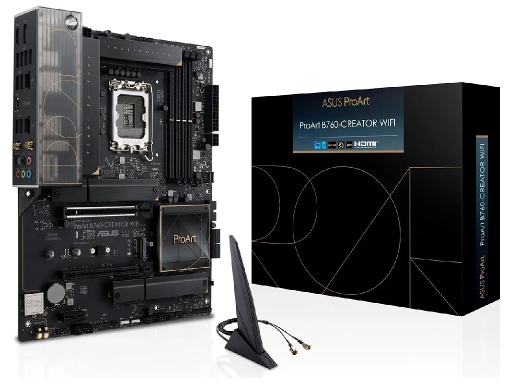 MB S1700 Asus ProArt B760-CREATOR WIFI ATX Factor de forma a placii de baza ATX Socket LGA1700 Chipset Intel B760 Tip Memorie DDR5 SDRAM Capacitate max. Totala RAM 192GB Sloturi memorie 4x DIMM