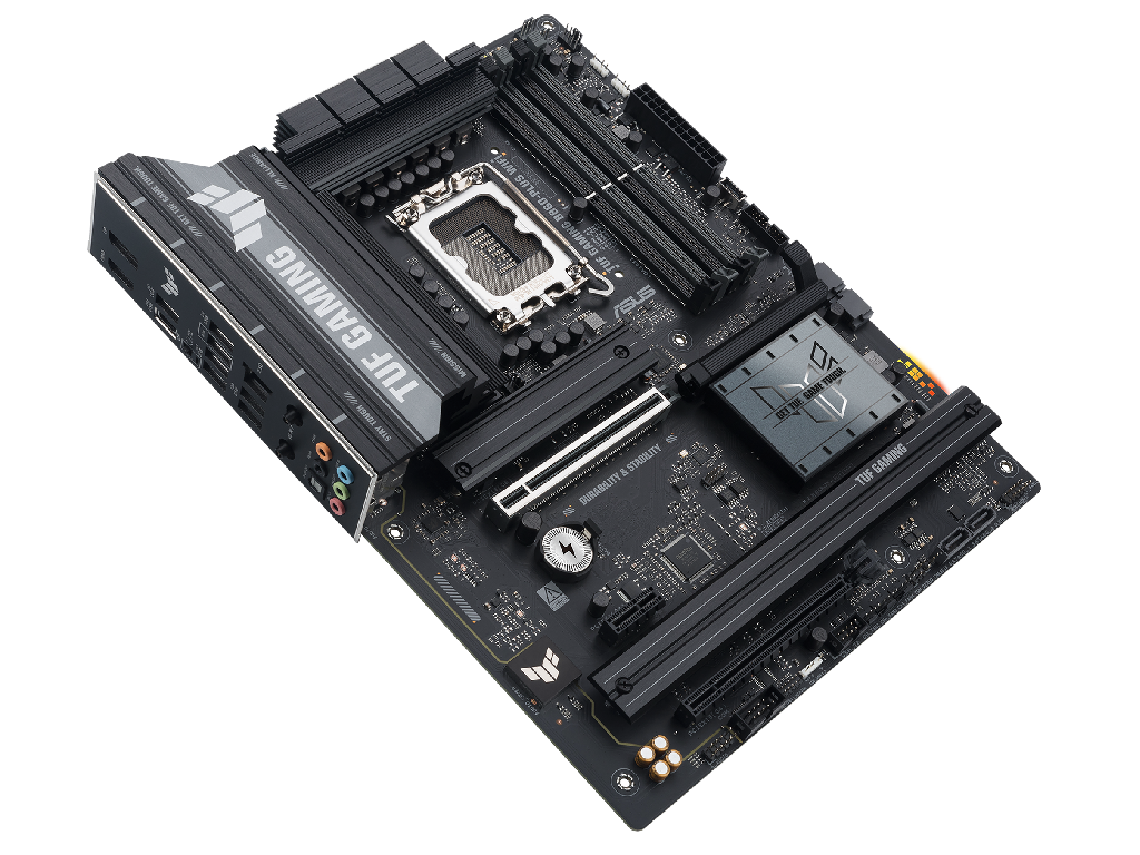 ASUS TUF GAMING B860-PLUS WIFI Intel B860, LGA1851, Dual DDR5 8666+ MHz, PCIe 5.0 x16, PCIe 4.0 x16, DP/HDMI/Thunderbolt4 video/USB Type-C video, Intel SATA RAID, M.2 PCIe 5.0 x4, 3xM.2 slots PCIe 4.0 x4, SB 8-Ch., Wi-Fi 7 802.11be BT5.4, 2.5Gb Ether - миниатюра 5