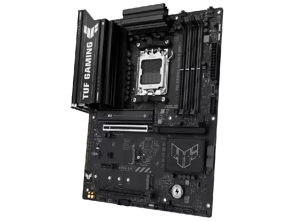 ASUS TUF GAMING B650E-E WIFI AMD B650, AM5, Dual DDR5 8000+MHz, PCI-E 5.0 x16, HDMI/DisplayPort, USB Type-C, SATA PCIe RAID, M.2 PCIe 5.0 x4 Socket, M.2 PCIe 5.0 x4, SB 8-Ch., Wi-Fi 6E BT5.3, 2.5Gb Ethernet, Aura (placa de baza/материнская плата) - миниатюра 4