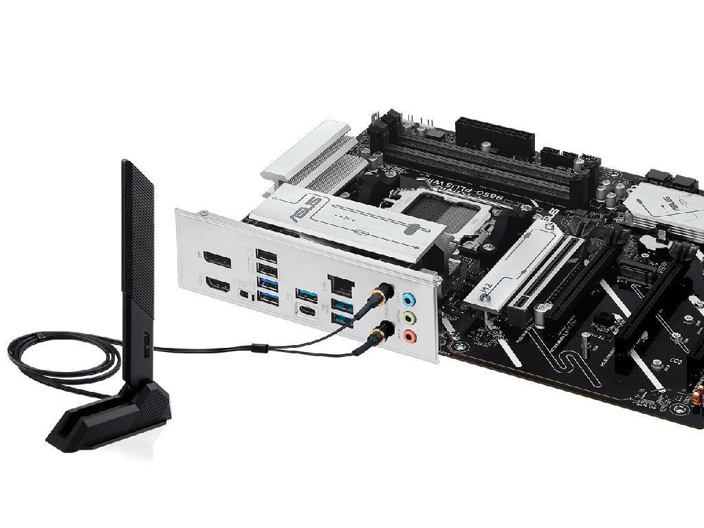 ASUS PRIME B850-PLUS WIFI AMD B850, AM5, Dual DDR5 8000+MHz, PCIe 5.0 x16 slot, HDMI/DisplayPort, USB Type-C, SATA PCIe RAID, M.2 PCIe 5.0 x4 Socket, 2xM.2 PCIe 4.0 x4, Wi-Fi 6E BT5.4, 2.5Gb Ethernet, Aura (placa de baza/материнская плата) - миниатюра 6