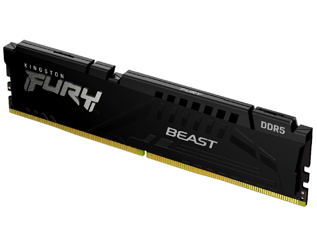 64GB DDR5-6000MHz Kingston FURY Beast (Kit of 2x32GB) (KF560C30BBEK2-64), CL30-36-36, 1.4V, AMD EXPO 1.0/Intel XMP 3.0, Black Capacitatea Memoriei (Total) 64GB Tip Memorie DDR5 SDRAM Frecven%3Fa memorie 6000 MHz Viteza de memorie nominala PC5-48000 Laten%3Fa CAS CL30 Tensiune RAM 1.4V - миниатюра 2