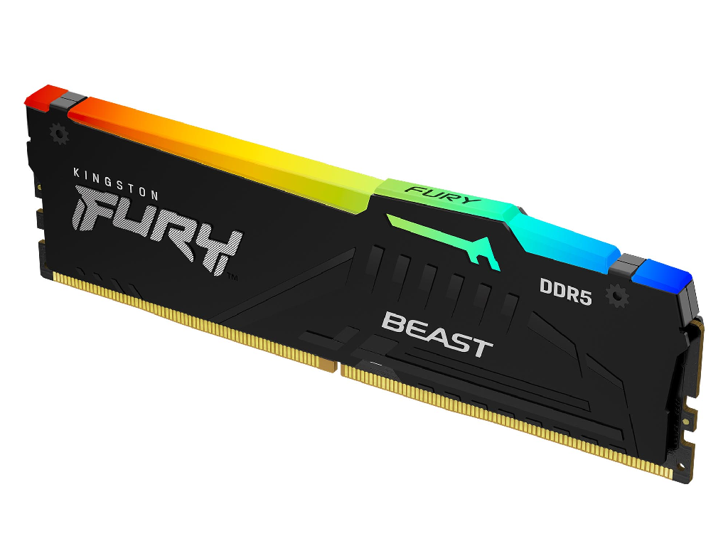 64GB DDR5-5600MHz Kingston FURY Beast RGB (KF556C36BBEA-64), CL36-38-38, 1.25V, AMD EXPO 1.0/Intel XMP 3.0, Black Capacitatea Memoriei (Total) 64GB Tip Memorie DDR5 SDRAM Frecventa memorie 5600 MHz Latenta CAS CL36 Tensiune RAM 1.25V - миниатюра 2