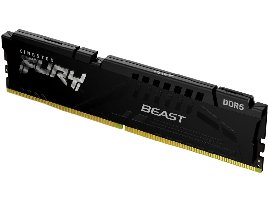 64GB DDR5-5600 Kingston FURY® Beast DDR5 EXPO, PC44800, CL36, 1.25V, 2Rx8, Auto-overclocking, Asymmetric BLACK low-profile heat spreader, AMD® EXPO v1.1 and Intel® Extreme Memory Profiles (Intel® XMP) 3.0 - миниатюра 2