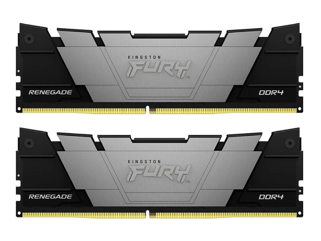64GB DDR4-3600MHz Kingston FURY Renegade (Kit of 2x32GB) (KF436C18RB2K2/64), CL18-22-22, 1.35V Capacitatea Memoriei (Total) 64GB Tip Memorie DDR4 SDRAM Frecven%3Fa memorie 3600 MHz Viteza de memorie nominala PC4-28800 Laten%3Fa CAS CL18 Tensiune RAM 1.35V