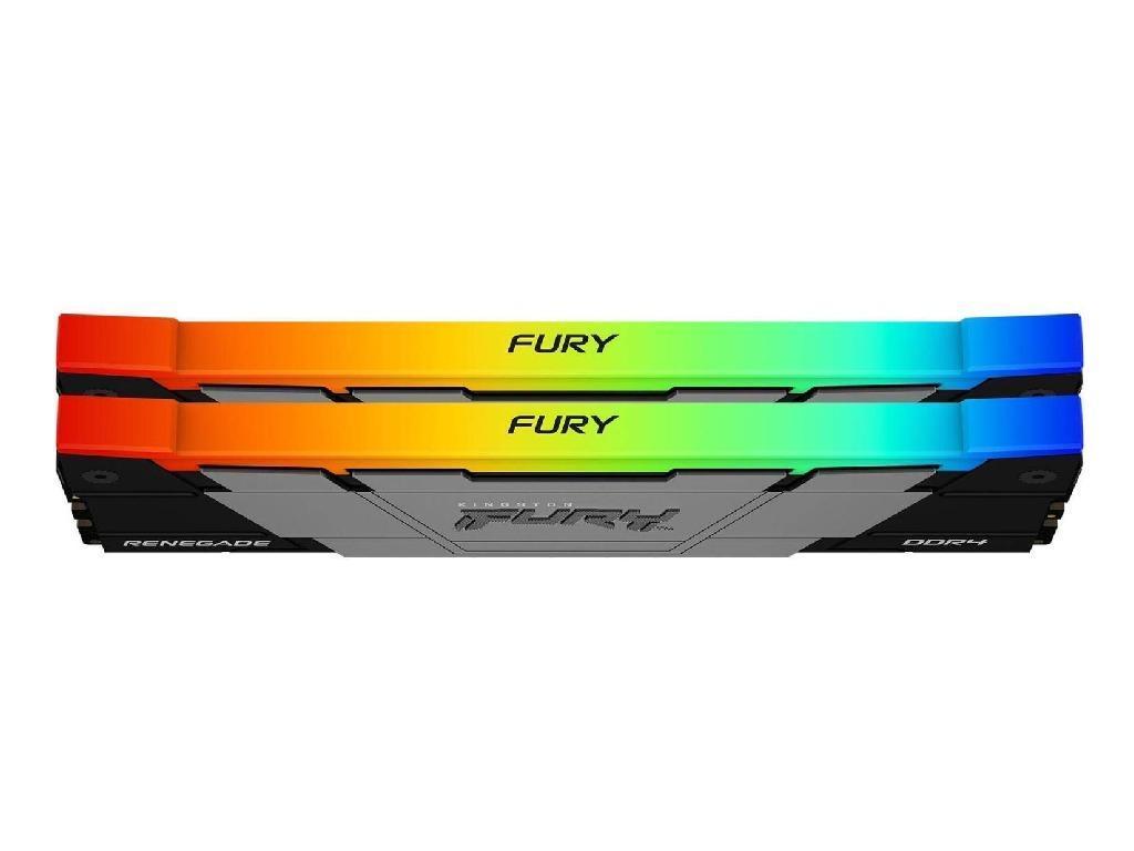 64GB DDR4-3200MHz Kingston FURY Renegade RGB (Kit of 2x32GB) (KF432C16RB2AK2/64), CL16-19-19, 1.35V Capacitatea Memoriei (Total) 64GB Tip Memorie DDR4 SDRAM Frecven%3Fa memorie 3200 MHz Viteza de memorie nominala PC4-25600 Laten%3Fa CAS CL16 Tensiune RAM 1.35V - миниатюра 2