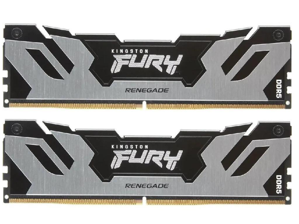 32GB DDR5-8000MHz Kingston FURY Renegade (Kit of 2x16GB) (KF580C38RSK2-32), CL38-48-48, 1.45V, Black/SilverCapacitatea Memoriei (Total) 32 GB Tip Memorie DDR5 SDRAM Frecven%3Fa memorie 8000 Mhz Laten%3Fa CAS CL38 Tensiune RAM 1.45V