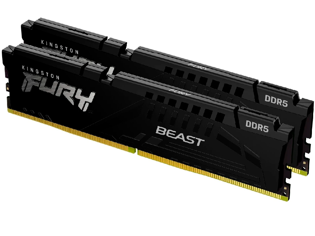 32GB DDR5-6800MHz Kingston FURY Beast (Kit of 2x16GB) (KF568C34BBEK2-32), CL34-45-45, 1.4V, AMD EXPO 1.0/Intel XMP 3.0, Black Capacitatea Memoriei (Total) 32GB Tip Memorie DDR5 SDRAM Frecven%3Fa memorie 6800 MHz Viteza de memorie nominala PC5-48000 Laten%3Fa CAS CL34 Tensiune RAM 1.4V - миниатюра 3