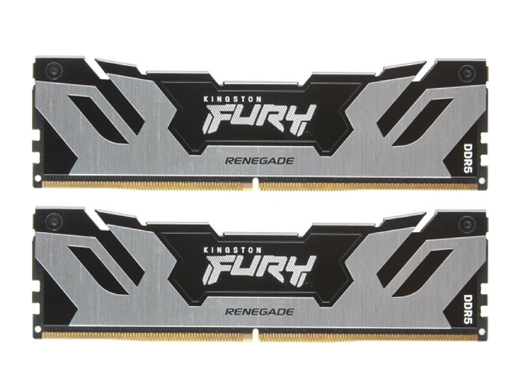 32GB DDR5-6400MHz Kingston FURY Renegade (Kit of 2x16GB) (KF564C32RSK2-32), CL32-39, 1.4V, Silver Capacitatea Memoriei (Total) 32GB Tip Memorie DDR5 SDRAM Frecven%3Fa memorie 6400 MHz Laten%3Fa CAS CL32 Tensiune RAM 1.4V