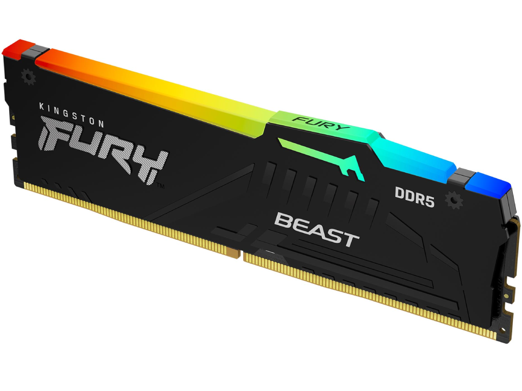 32GB DDR5-6000MHz Kingston FURY Beast RGB (Kit of 2x16GB) (KF560C36BBE2AK2-32), CL36-44-44, 1.35V, AMD EXPO 1.0/Intel XMP 3.0, Black Capacitatea Memoriei (Total) 32GB Tip Memorie DDR5 SDRAM Frecventa memorie 6000 MHz Viteza de memorie nominala PC5-48000 Latenta CAS CL36 Tensiune RAM 1.35V - миниатюра 2