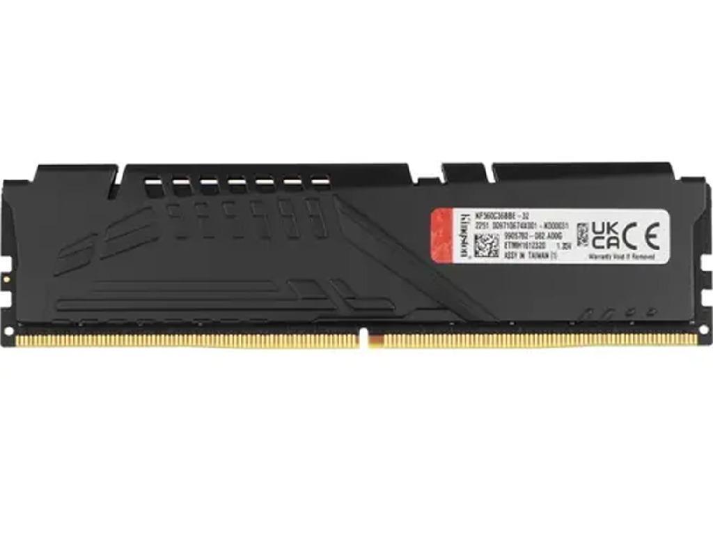 32GB DDR5-6000MHz Kingston FURY Beast (KF560C36BBE-32), CL36-38-38, 1.35V, Intel XMP 3.0, Black Capacitatea Memoriei (Total) 32 GB Tip Memorie DDR5 SDRAM Frecven%3Fa memorie 6000 MHz Laten%3Fa CAS CL36 Tensiune RAM 1.35V - миниатюра 2