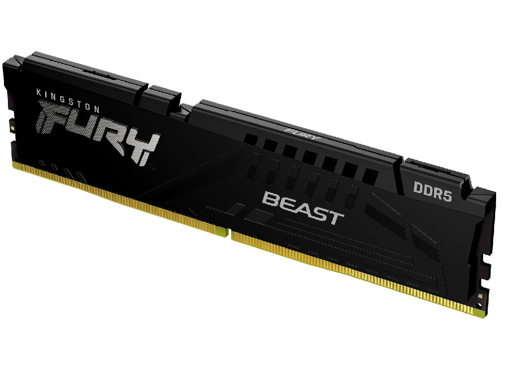 32GB DDR5-6000 Kingston FURY® Beast DDR5 EXPO, PC48000, CL30, 2Rx8, 1.4V, Auto-overclocking, Asymmetric BLACK low-profile heat spreader, AMD® EXPO v1.1 and Intel® ExtremeMemory Profiles (Intel® XMP) 3.0 - миниатюра 2