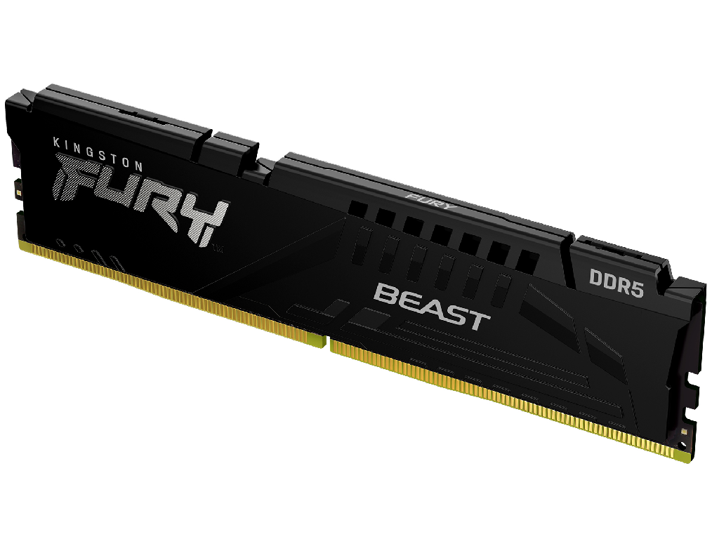 32GB DDR5-5600 Kingston FURY® Beast DDR5 EXPO, PC44800, CL36, 1.25V, 2Rx8, Auto-overclocking, Asymmetric BLACK low-profile heat spreader, AMD® EXPO v1.0 and Intel® Extreme Memory Profiles (Intel® XMP) 3.0 - миниатюра 3