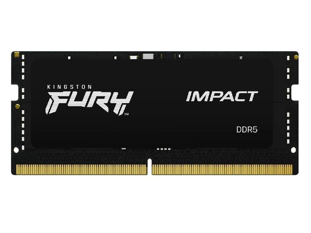 32GB DDR5-4800MHz SODIMM Kingston FURY Beast (KF548S38IB-32), CL38, 1.1V, Intel XMP 3.0, Black Capacitatea Memoriei (Total) 32GB Tip Memorie DDR5 SDRAM Frecven%3Fa memorie 4800 MHz Laten%3Fa CAS CL38 Tensiune RAM 1.1V
