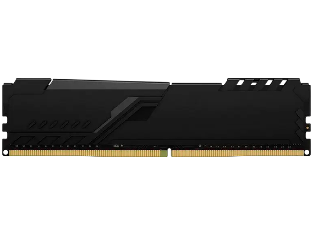 32GB (Kit of 2*16GB) DDR4-3200 Kingston FURY® Beast DDR4, PC25600, CL16, 1.35V, 1Gx8, Kingston's proprietary chips, Auto-overclocking, Asymmetric BLACK low-profile heat spreader, Intel XMP Ready (Extreme Memory Profiles) - миниатюра 4