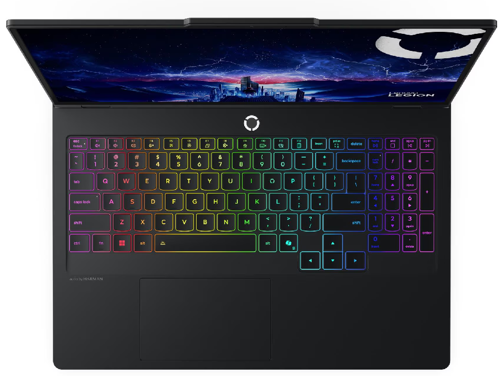 Lenovo Legion Pro 5 16IRX10, Intel® Core i7-14650HX (E-cores up to 5.20GHz, 30MB), 16” WQXGA (2560x1600) IPS 240Hz Non-Touch, 32GB (16GBx2) DDR5-5600, 1x1TB SSD M.2 2242 PCIe Gen4 TLC, Eclipse Black, 1xNVIDIA® GeForce RTX 5060 8GB, BT 5.4, Wi-Fi 6E 2x2, 1080p, 4 Cell Li-Pol - миниатюра 9