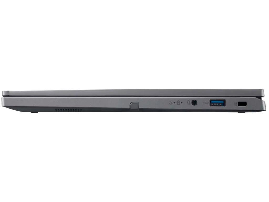NB Acer 14.0" Aspire Spin 14 ASP14-51MTN Gray (Core 5 120U 16Gb 512Gb Win 11) 14.0" WUXGA (1920x1200) Touch Glare, Intel Core 5 120U (10x Core, 2x 5.0GHz, 8x 3.8GHz, 12Mb), 16Gb (Onboard) LPDDR5, 512Gb PCIE, Intel Graphics, HDMI, 802.11ax, Bluetooth, 1x USB4, 2x USB-A, FHD Webcam, Fingerprint, Windows 11 Home, 3-cell 48Wh Battery, Illuminated Keyboard, 1.5kg, Steel Gray, Pen NX.KRUEU.002 - миниатюра 7