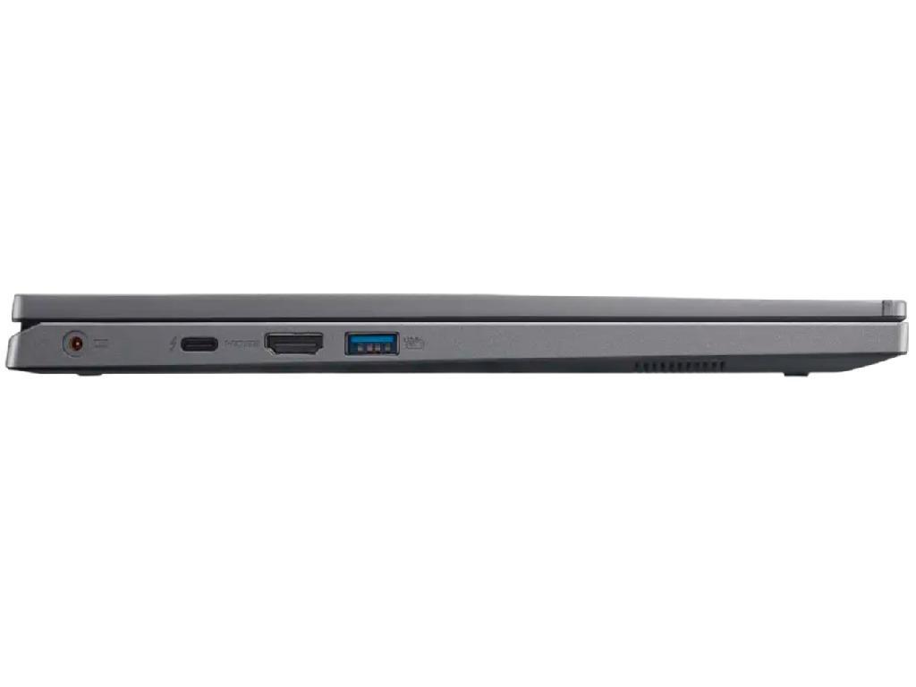 NB Acer 14.0" Aspire Spin 14 ASP14-51MTN Gray (Core 5 120U 16Gb 512Gb Win 11) 14.0" WUXGA (1920x1200) Touch Glare, Intel Core 5 120U (10x Core, 2x 5.0GHz, 8x 3.8GHz, 12Mb), 16Gb (Onboard) LPDDR5, 512Gb PCIE, Intel Graphics, HDMI, 802.11ax, Bluetooth, 1x USB4, 2x USB-A, FHD Webcam, Fingerprint, Windows 11 Home, 3-cell 48Wh Battery, Illuminated Keyboard, 1.5kg, Steel Gray, Pen NX.KRUEU.002 - миниатюра 6