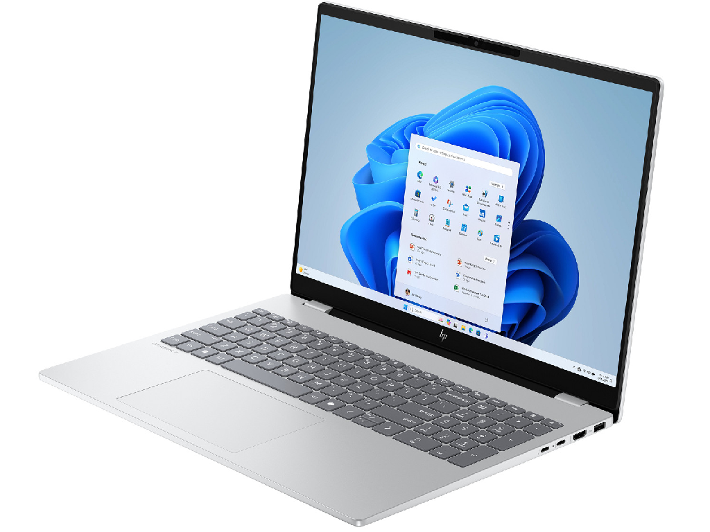NB HP 16.0" OmniBook 7 16-az0001ci Silver (Core 7 240H 32Gb 1Tb Win 11) 16.0" IPS FHD (1920x1200) Non-glare, Intel Core 7 240H (10x Core, 6x 5.2GHz, 4x 4.0GHz, 24Mb), 32Gb (2x 16Gb) DDR5-5600, 1Tb PCIE, Intel Graphics, HDMI, 802.11ax, 1x TB4, 1x USB-C DP, 2x USB-A, FHD Webcam, Windows 11 Home SL RU, 70Wh Battery, Illuminated Keyboard, 1.91kg, Glacier Silver - миниатюра 4