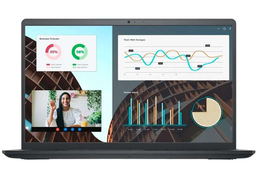 Dell Vostro 3530 Carbon Black, 15.6" FHD (1920x108, 1920X1080 120HZ 250 Nits Wva Antiglare Intel Core I51334U 10C/12T 34 Ghz 50GHz 16 Gb DDR42666MHZ RAM 512GB SSD Intel Iris Xe Graphics WIFI5BT)