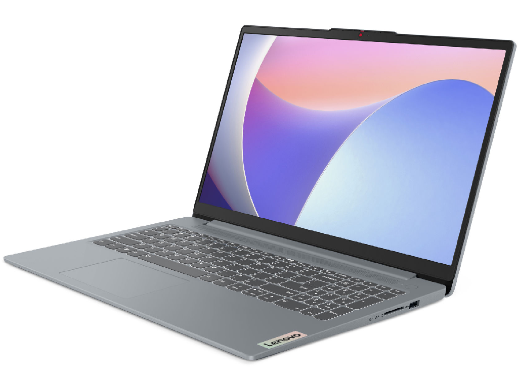 NB Lenovo 16.0" IdeaPad Slim 3 16IAH8 Grey (Core i5-12450H 16Gb 512Gb) 16" IPS FHD (1920x1080) Non-glare, Intel Core i5-12450H (8x Core, 4x 4.4GHz, 4x 3.3GHz, 12Mb), 16Gb (Onboard) LPDDR5-4800, 512Gb PCIE, Intel UHD Graphics, HDMI, 802.11ax, Bluetooth, 1x USB-C DP, 2x USB-C, Card Reader, FHD Webcam, No OS, 47Wh Battery, Illuminated Keyboard, 1.62kg, Arctic Grey - миниатюра 2