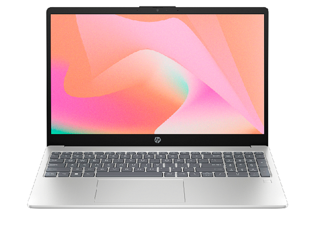 NB HP 15.6" Laptop AI 15-fd2006ci Silver (Core Ultra 5 225U 16Gb 1Tb) 15.6" IPS FHD (1920x1080) Non-glare, Intel Core Ultra 5 225U (12x Core, 2x 4.8GHz, 8x 3.8GHz, 2x 2.4GHz, 12Mb), 16Gb (2x 8Gb) DDR5-5600, 1Tb PCIE, Intel Graphics, HDMI, 802.11ax, 1x USB-C DP, 2x USB-A, FHD Webcam, FreeDOS, 41Wh Battery, Illuminated Keyboard, 1.65kg, Natural Silver