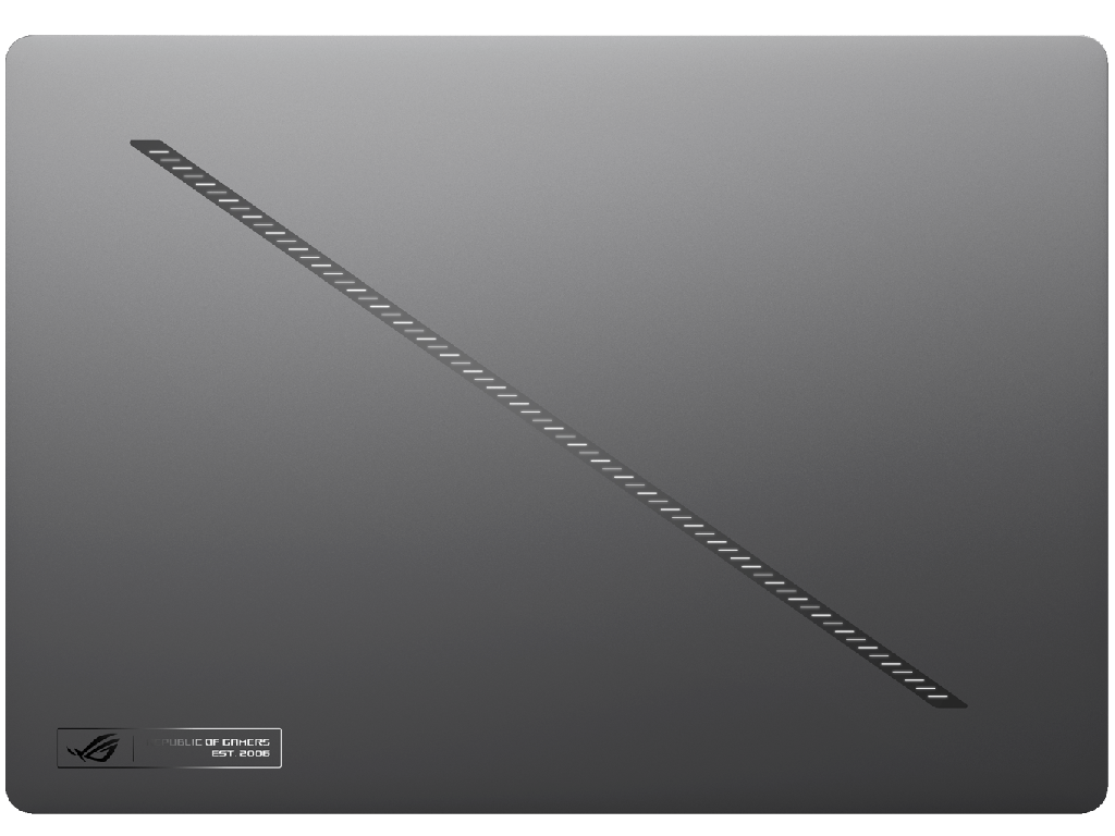 NB ASUS 14.0" ROG Zephyrus G14 GA403WR Gray (Ryzen AI 9 HX 370 32Gb 1Tb) 14.0" OLED 3K (2880x1800) 120Hz Glare, AMD Ryzen AI 9 HX 370 (12x Core, 2.0GHz - 5.1GHz, 36Mb), AMD Ryzen AI, 32Gb (2x 16Gb onboard) LPDDR5X, 1Tb PCIE, GeForce RTX 5070 Ti 12Gb, HDMI, 802.11be, 1x USB4, 1x USB-C DP, 2x USB-A, Card Reader, IR FHD Webcam, No OS, 73Wh Battery, RGB Illuminated Keyboard, 1.57kg, Eclipse Gray - миниатюра 5