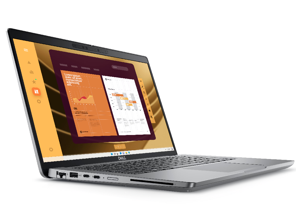 DELL Latitude 5450 Gray, 14.0'' FHD IPS AG 25 250 Nits Intel Core Ultra 7 155U 16GB 2X8GB DDR5 M2 512GB Pcie GEN4 Nvme Intel Iris Xe Graphics Intel WIFI6E 2X2 AX211BT52 RJ45 Backlit Kb Ru - миниатюра 2