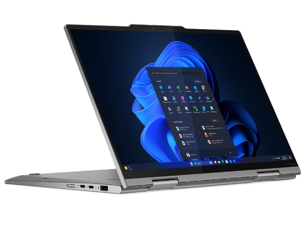 NB Lenovo 14.0" ThinkPad X1 2-in-1 Gen 10 (Core Ultra 7 258V 32Gb 512Gb Win 11) 14.0" WUXGA (1920x1200) Non-glare, Intel Core Ultra 7 258V(8x Core, 4x 4.8GHz, 4x 3.7GHz, 12Mb), 32Gb (Onboard) LPDDR5X-8533, 512Gb PCIE, Intel Graphics, HDMI, 802.11ax, Bluetooth, 2x USB-C TB4, 2x USB-A, WWAN, IR UHD Webcam, Fingerprint, Windows 11 Pro, 57Wh Battery, Illuminated Keyboard, 1.30kg, Grey - миниатюра 7